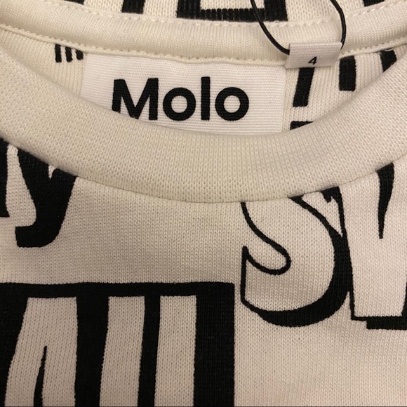 NWT Molo Madsim Words Sweatshirt - Picture 5 of 7